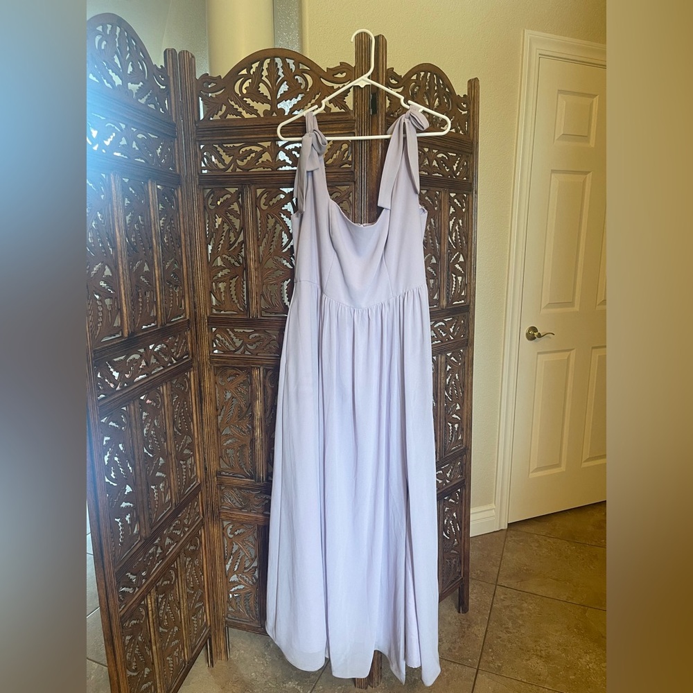 Elegant Lavender Maxi Dress
